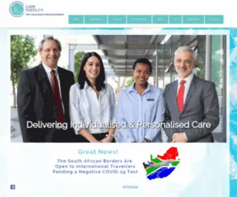 Capefertilityclinic.co.za(Cape Fertility Clinic) Screenshot