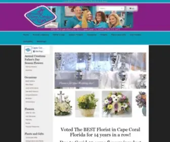 Capeflorist.com(Cape Coral FL Florists) Screenshot