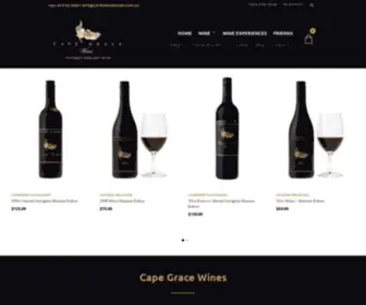 Capegracewines.com.au(Cape Grace Wines) Screenshot