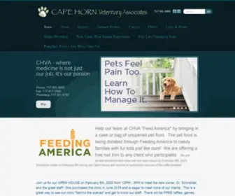 Capehornvet.com(Cape Horn Veterinary Associates) Screenshot