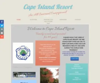 Capeislandresort.net(Cape Island Resort) Screenshot