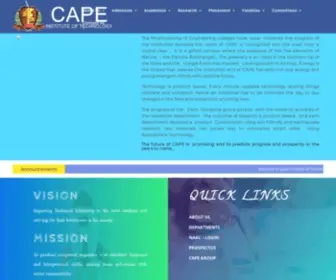 Capeitech.org(Cape Institute of Technology) Screenshot