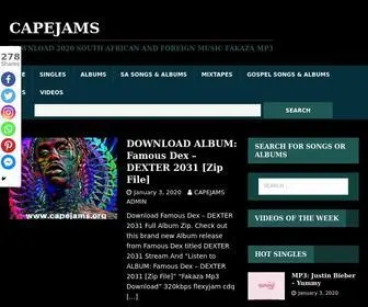 Capejams.org(DOWNLOAD 2019 SOUTH AFRICAN AND FOREIGN MUSIC FAKAZA MP3) Screenshot