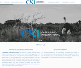 Capekarooint.com(Cape Karoo International) Screenshot