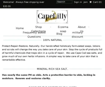 Capelilly.com(CapeLilly saltysoaps) Screenshot