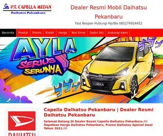 Capelladaihatsupekanbaru.com(Capella Daihatsu Pekanbaru) Screenshot