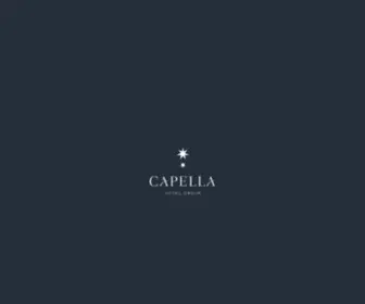 Capellahotelgroup.com(Luxury Hotel Management Company) Screenshot