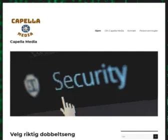 Capellamedia.no(Capella Media) Screenshot