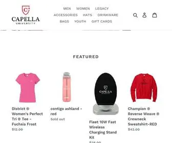 CapellauniversityStore.com(Capella Gift Store) Screenshot