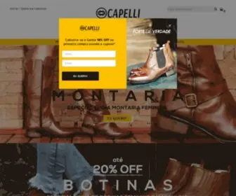 Capelliboots.com.br(Capelli Boots) Screenshot