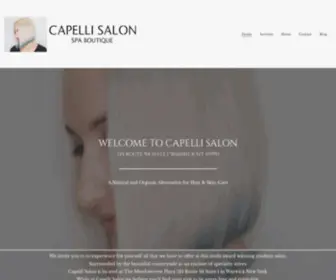 Capellisalonspaboutique.com(Home) Screenshot