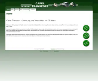 Capeltransport.com(Cheap, Reliable Perth to Bunbury and the South West Transport and Freight) Screenshot