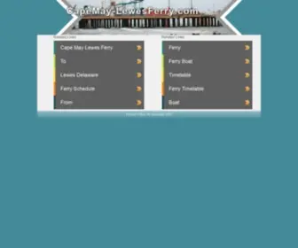 Capemay-Lewesferry.com(Capemay Lewesferry) Screenshot