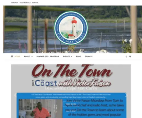 Capemaycares.org(Who We Are) Screenshot