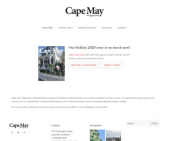 Capemaymag.com(Life in America's oldest seaside resort) Screenshot
