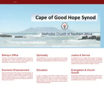 Capemethodist.org(Cape of Good Hope Synod) Screenshot