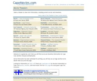 Capemovies.com(Cape Cod Movies and Showtimes for Cape Cod) Screenshot