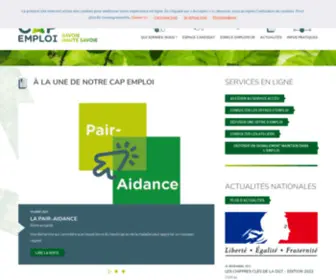 Capemploi73-74.com(Cap emploi 73) Screenshot