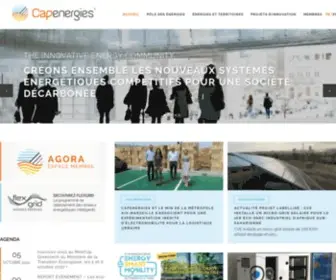 Capenergies.fr(Pôle de compétitivité PACA) Screenshot