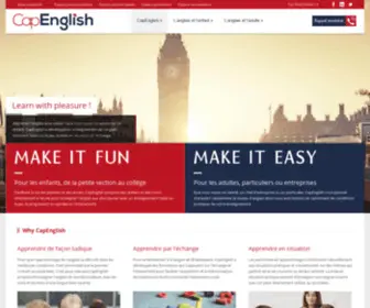 Capenglish.fr(CapEnglish Formation d'Anglais pour Tous Niveaux) Screenshot