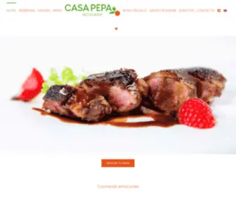 Capepa.es(Casa Pepa Restaurant Ondara) Screenshot