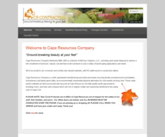Caperesources.com(Cape Resources) Screenshot