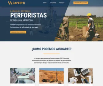 Caperfo.com.ar(PERFORACIONES EN SAN JUAN) Screenshot