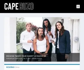 Caperuzo.mx(Plataforma de información sobre música independiente y entretenimiento alternativo. Noticias) Screenshot