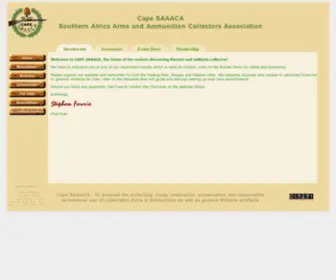 Capesaaaca.co.za(Cape SAAACA) Screenshot