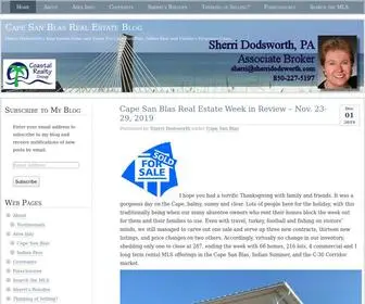 Capesanblasblog.com(Cape San Blas Real Estate Blog) Screenshot