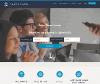 Capeschool.com(Cape School) Screenshot