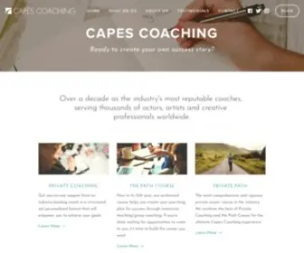 Capesco.com(Capes Coaching) Screenshot