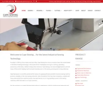 Capesewing.co.za(Sewing Machine Suppliers) Screenshot