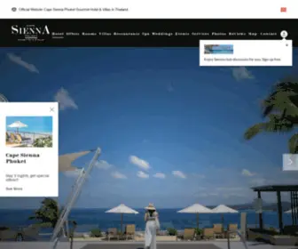 Capesienna.com(Cape Sienna Phuket Hotel & Villas) Screenshot