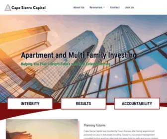 Capesierracapital.com(Cape Sierra Capital) Screenshot