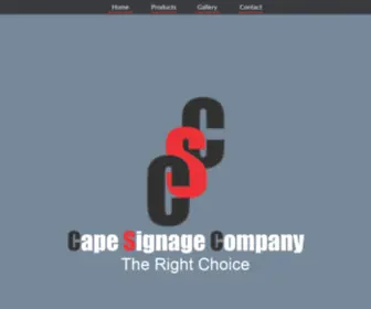 Capesignage.co.za(Cape Signage Company) Screenshot