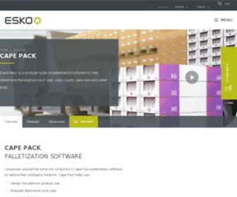 Capesystems.co.uk(CAPE Systems Palletising) Screenshot