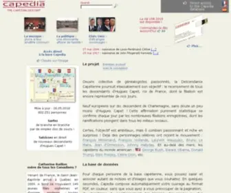 Capet.org(Généalogie) Screenshot