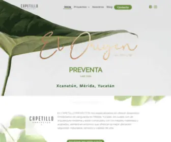 Capetilloproyectos.com(Capetillo Proyectos) Screenshot