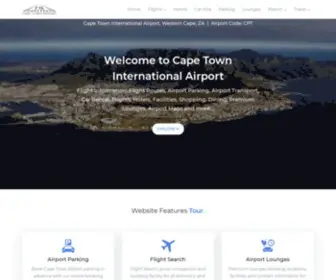 Capetown-Internationalairport.co.za(Cape Town International Airport) Screenshot