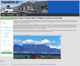 Capetown.dj(Cape Town's Travel Beat) Screenshot