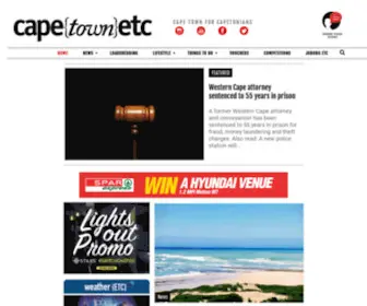 Capetownetc.com(Cape Town Etc) Screenshot