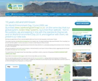 Capetowngreenmap.co.za(Cape Town Green Map) Screenshot