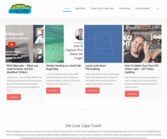 Capetownisawesome.com(The Western Cape) Screenshot