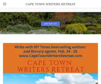 Capetownwritersretreat.com(Cape Town Writers Retreat) Screenshot