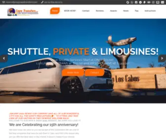 Capetransfers.com(CABO AIRPORT TRANSPORTATION Shuttle) Screenshot