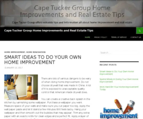 Capetuckergroup.com(The Tuckers at Kinlin Grover Real Estate) Screenshot