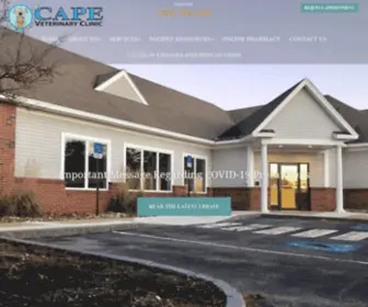 Capevetclinic.com(Cape Veterinary Clinic) Screenshot