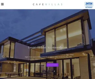 Capevillas.co.za(Luxury Villas Cape Town) Screenshot