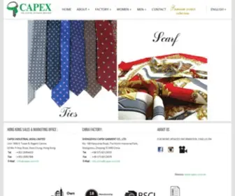 Capex.com.hk(Tie & Scarf Company) Screenshot